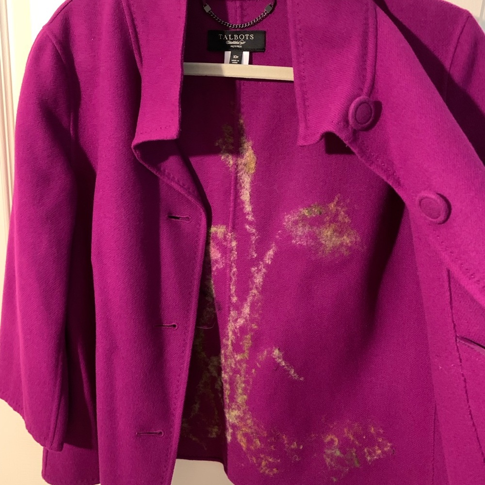 Talbots magenta jacket…..excellent condition! - Picture 6 of 8